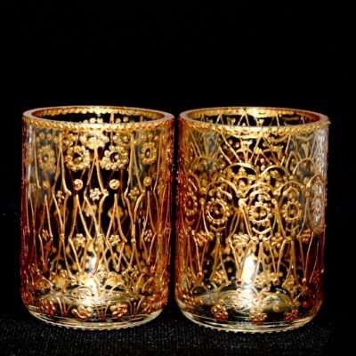 Opulent Shot Clear glass Gold