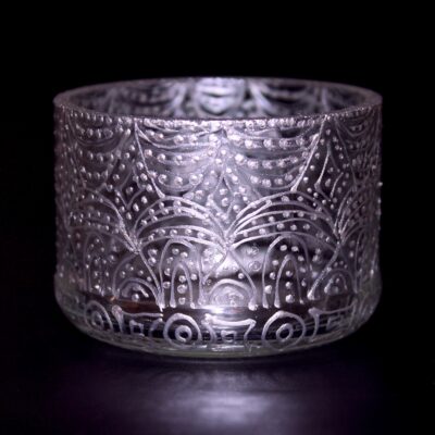 Opulent Clear Silver small