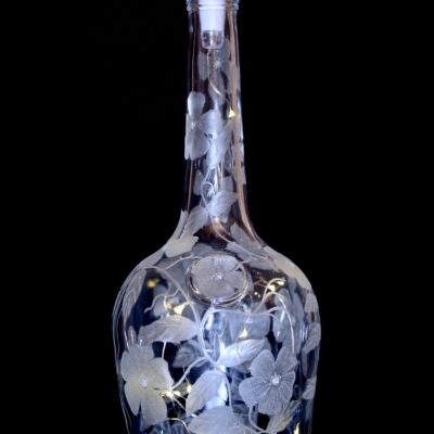 Leaves & Flowers bottle light