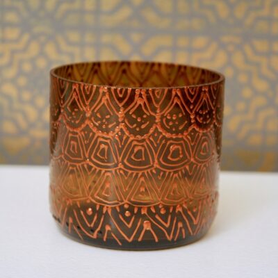 Opulent Brown Copper midi