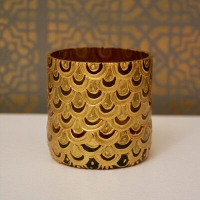 Opulent Brown Gold midi