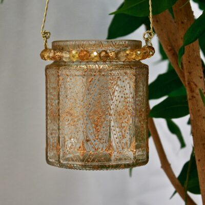Opulent Lantern - Gold-Medium