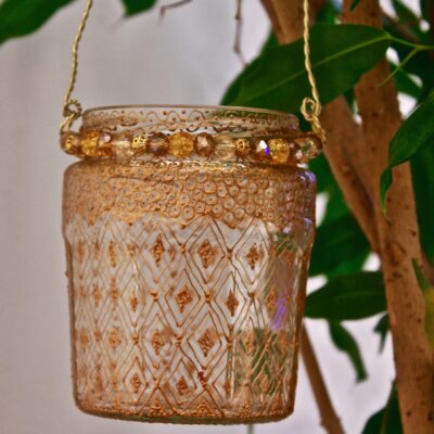 Opulent Lantern - Gold-Medium