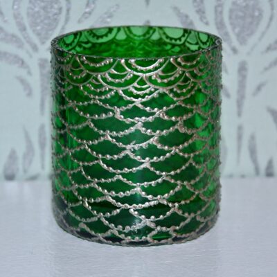 Opulent Green Silver midi