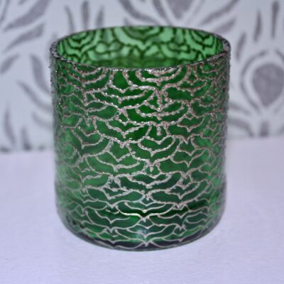 Opulent Green Silver midi