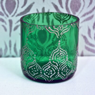 Opulent Green Silver midi