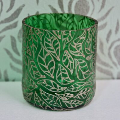 Opulent Green Silver midi