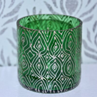 Opulent Green Silver midi