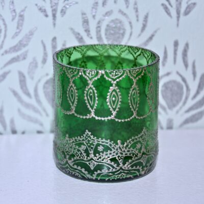 Opulent Green Silver midi