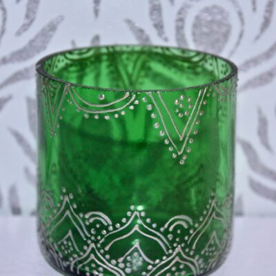 Opulent Green Silver midi