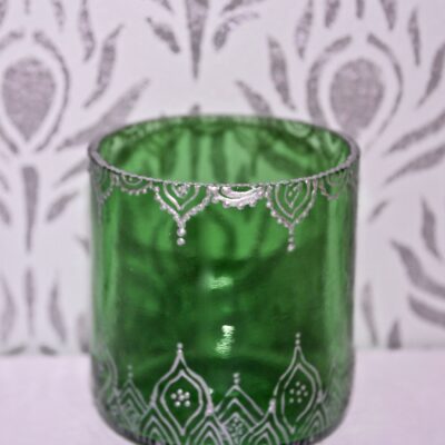 Opulent Green Silver midi