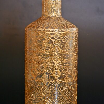 Gold Decanter -  Hand painted