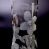 unique Hand Engraved Clear Glass Vase -  Dragonfly & Wildflowers - Image 12