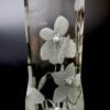 unique Hand Engraved Clear Glass Vase -  Dragonfly & Wildflowers - Image 10