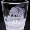Elaborate Hand engraved shot glass (Bee Kind) - Image 2