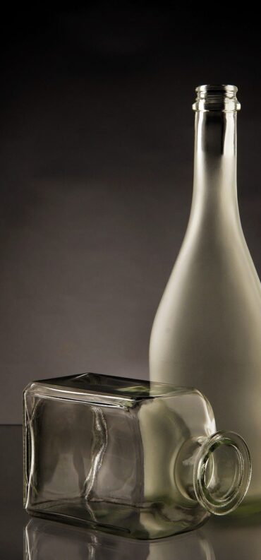 bottles, glass, empty